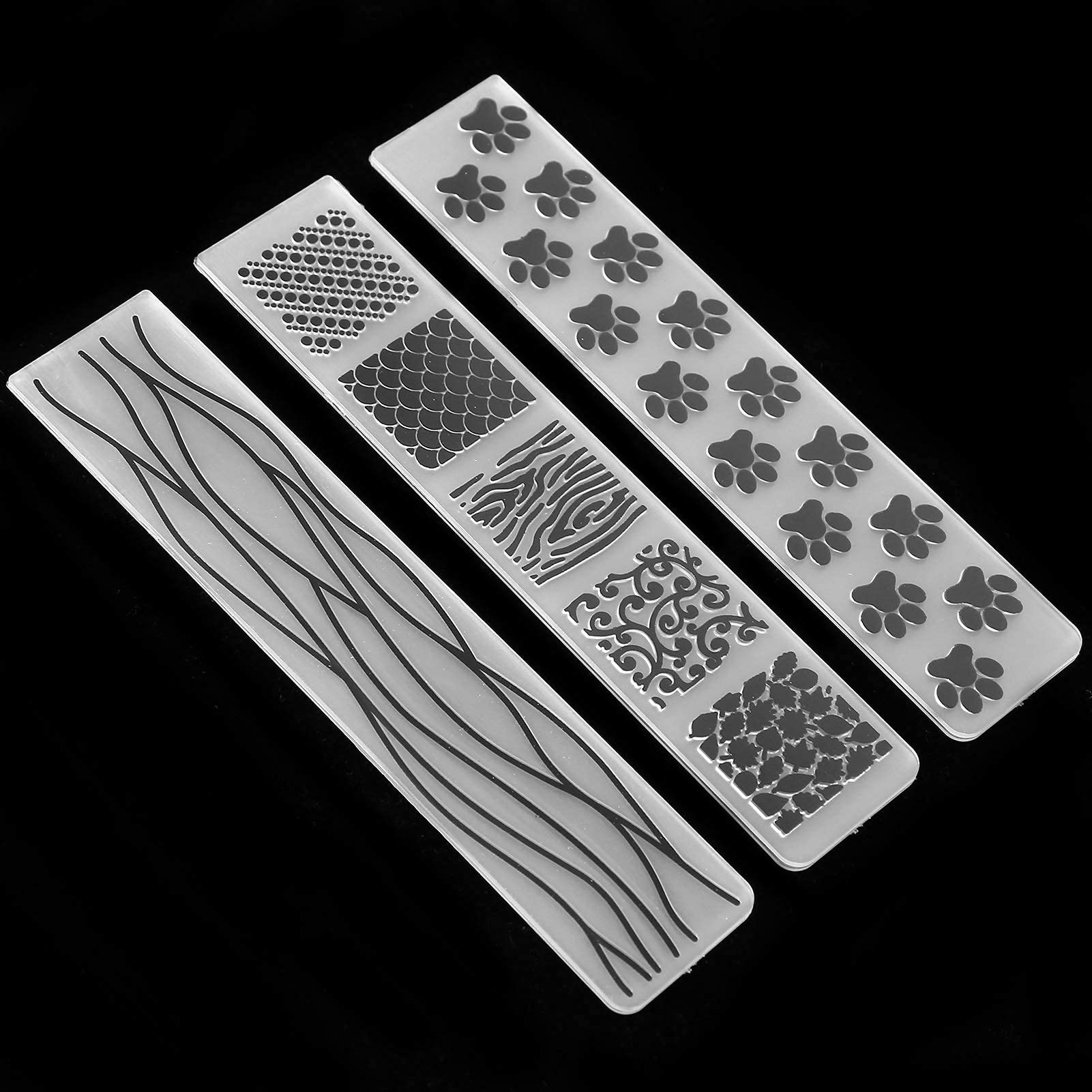 Set 10 Cartelle Per Goffratura Fai-da-Te - Modelli In Rilievo Per Scrapbooking E Biglietti - Foto 10