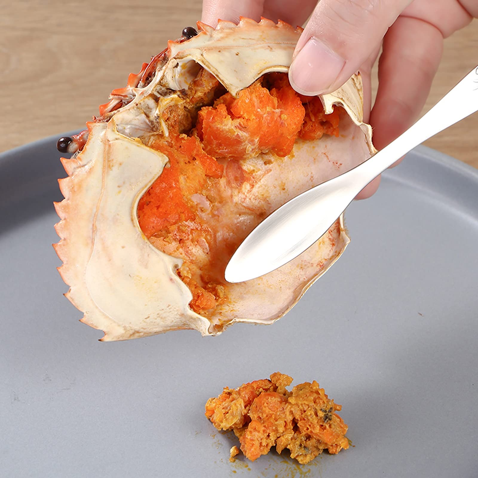Il Set di Utensili per Frutti di Mare Include 1 Cracker per Frutti di Mare con Forbici, 1 forchetta e stuzzicadenti per Frutti di Mare, 1 Scatola portaoggetti, Utensili Essenziali