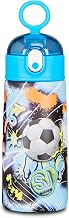 SJ GANG STYLE JAM GANG Thermo-Water Bottle, Multicoloured, 500 ml, Stainless Steel, BPA-Free, Leakproof, Keep Warm Temperature 12h Reddo 24h, Reusable, Child, Boy, School, Sport