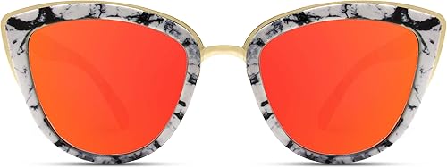 Miniatura 2 de Lentes de sol "Revo" tipo ojo de gato con lente reflectante espejada, para mujer