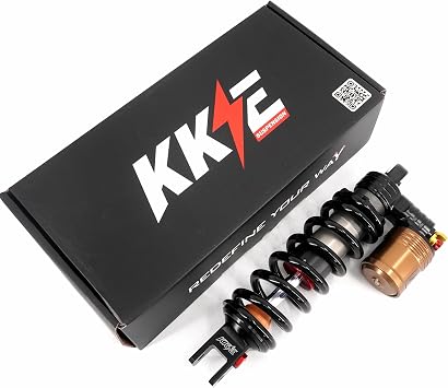 KKE 500lbs Rear Shock Spring Absorber for Surron Ultra Bee 2023-25 Black | Upgraded 500lbs spring rate,Black spring + bronze air chamber ,Tuned for Ultra Bee rear suspension stability