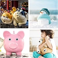 Vista 4 de 100 ojos de cabujón de cristal para hacer muñecas de arcilla, manualidades, manualidades, joyería, ojos de cristal (0.394 pulgadas)