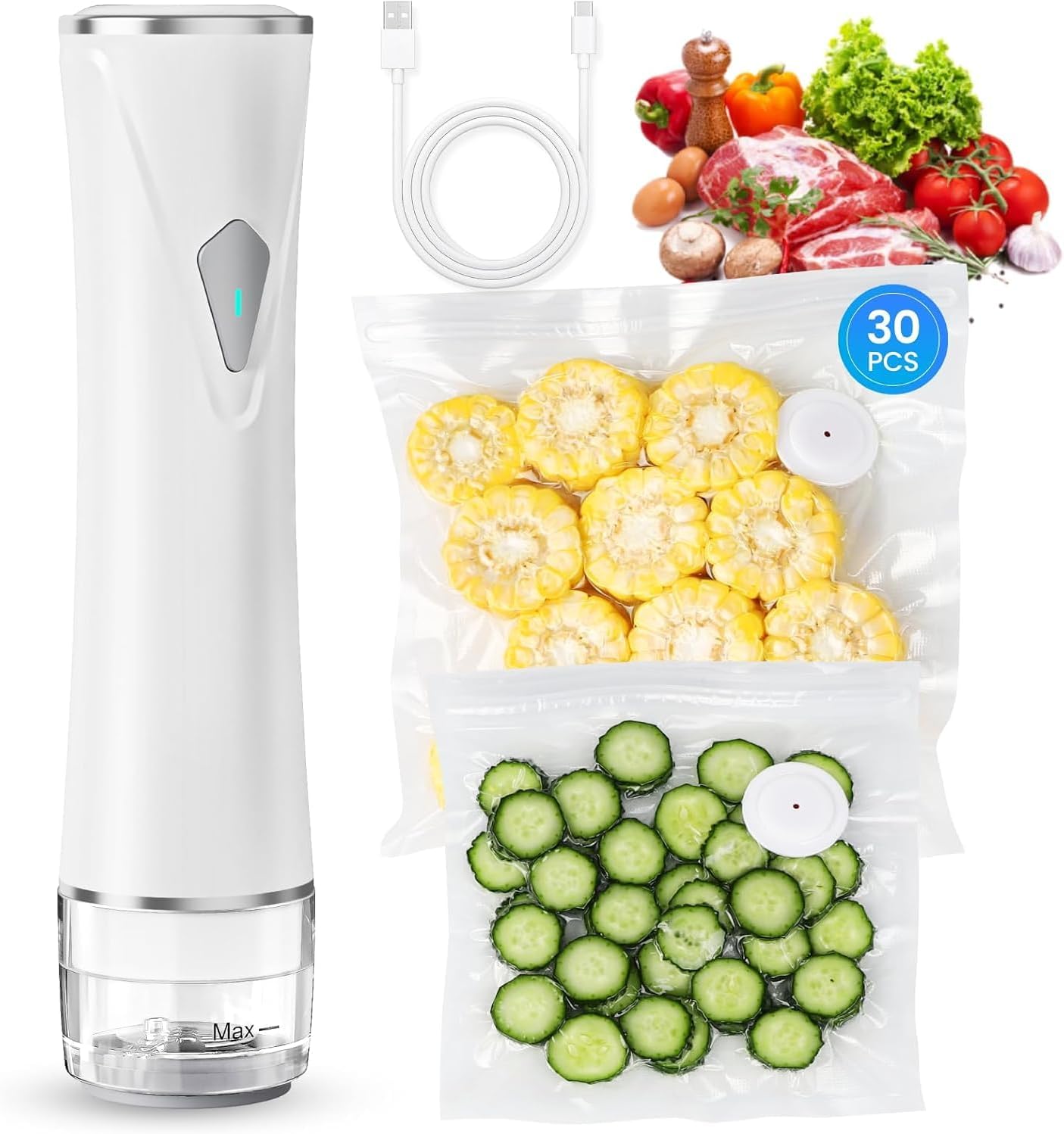 Compact Vacuum Sealer for Food