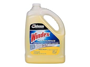 Windex Cleaner Disinfectant, 128 Oz. Bottle