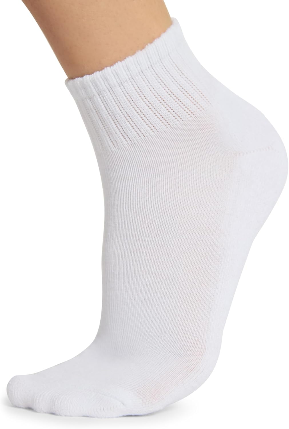 Steve Madden Womens 8Pk Half Cushion Qrtr, White/Grey/Black, 9-11