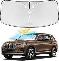 Vista 174 de Parasol de 4 capas para parabrisas, ajuste personalizado, tela 240T, parasol retráctil que bloquea los rayos ultravioletas, accesorios para automóvil