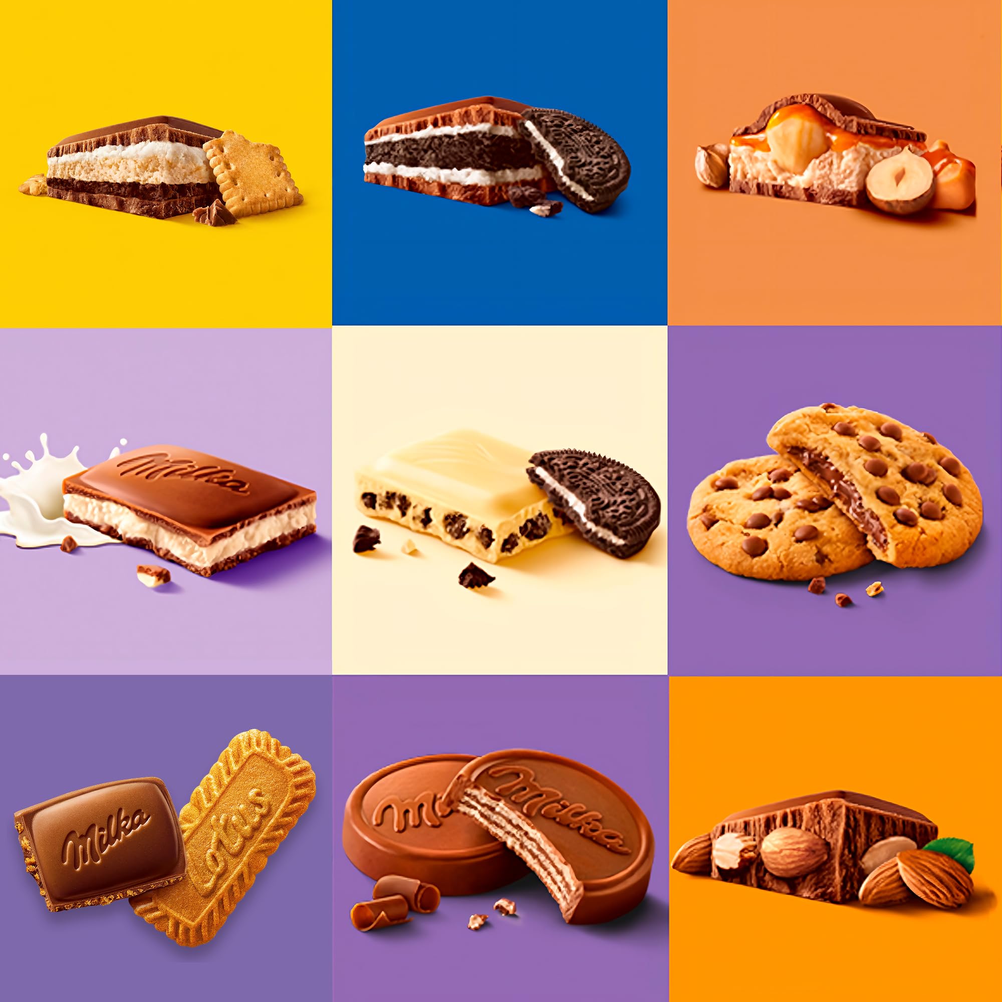 Milka Choco Brownie Bizcocho de Chocolate con Leche de los Alpes y Trozos de Chocolate con Leche, Pack de 13 Ud 150 g | Bizcocho Milka de chocolate con leche y trozos de chocolate, para disfrutar en cualquier momento del día