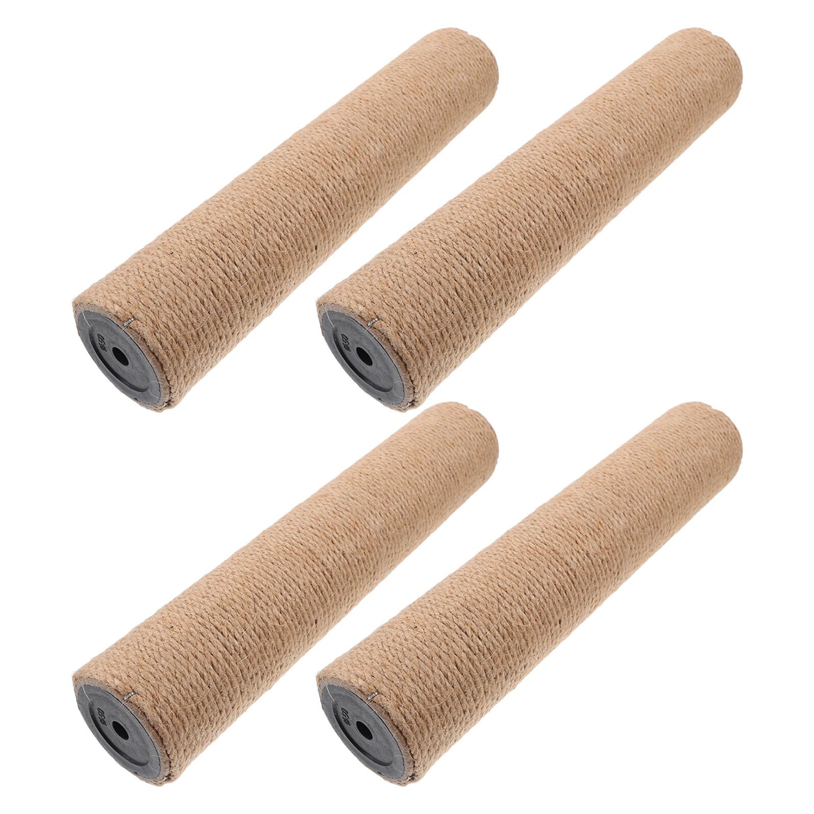 4 Postes de Sisal para Gatos de 30x6 Cm, Repuesto para Rascador de Árbol, Diseño DIY, Protección de Muebles y Entretenimiento para Gatos en Interiores