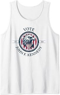 Vintage Vote JFK Eagle Patriotic 1860 Tank Top