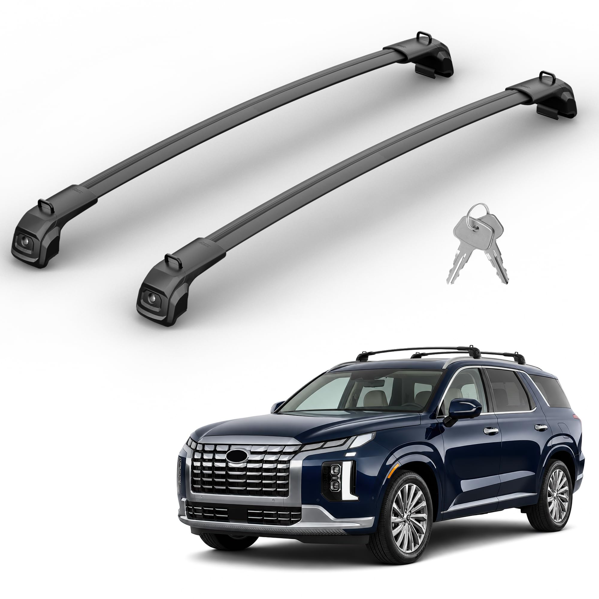 360Lbs Roof Rack Cross Bars Compatible with Hyundai Palisade 2019-2025