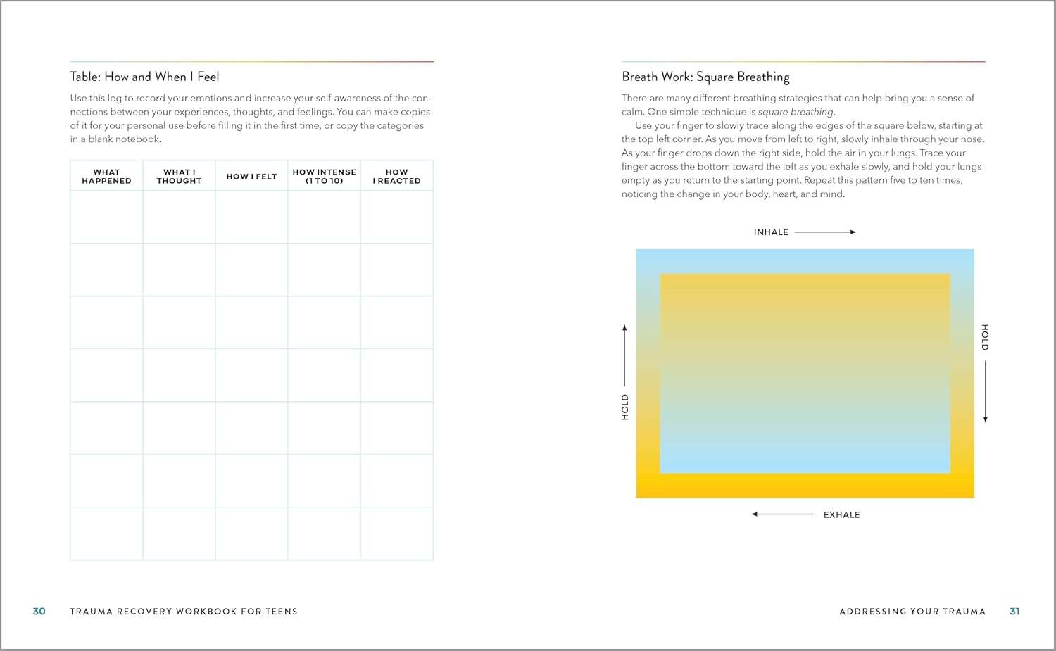 Trauma Recovery Workbook for Teens: Exercises to Process Emotions, Manage Symptoms and Promote Healing - Image 3