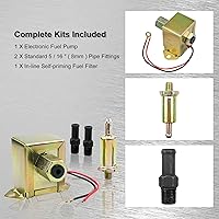 Vista 2 de Para Generac Kohler Onan Gas Generator Bomba de Combustible para Generac, MD7781, 12 Voltios 4-7 PSI Flujo de hasta 25-35 GPH, Bomba de combustible