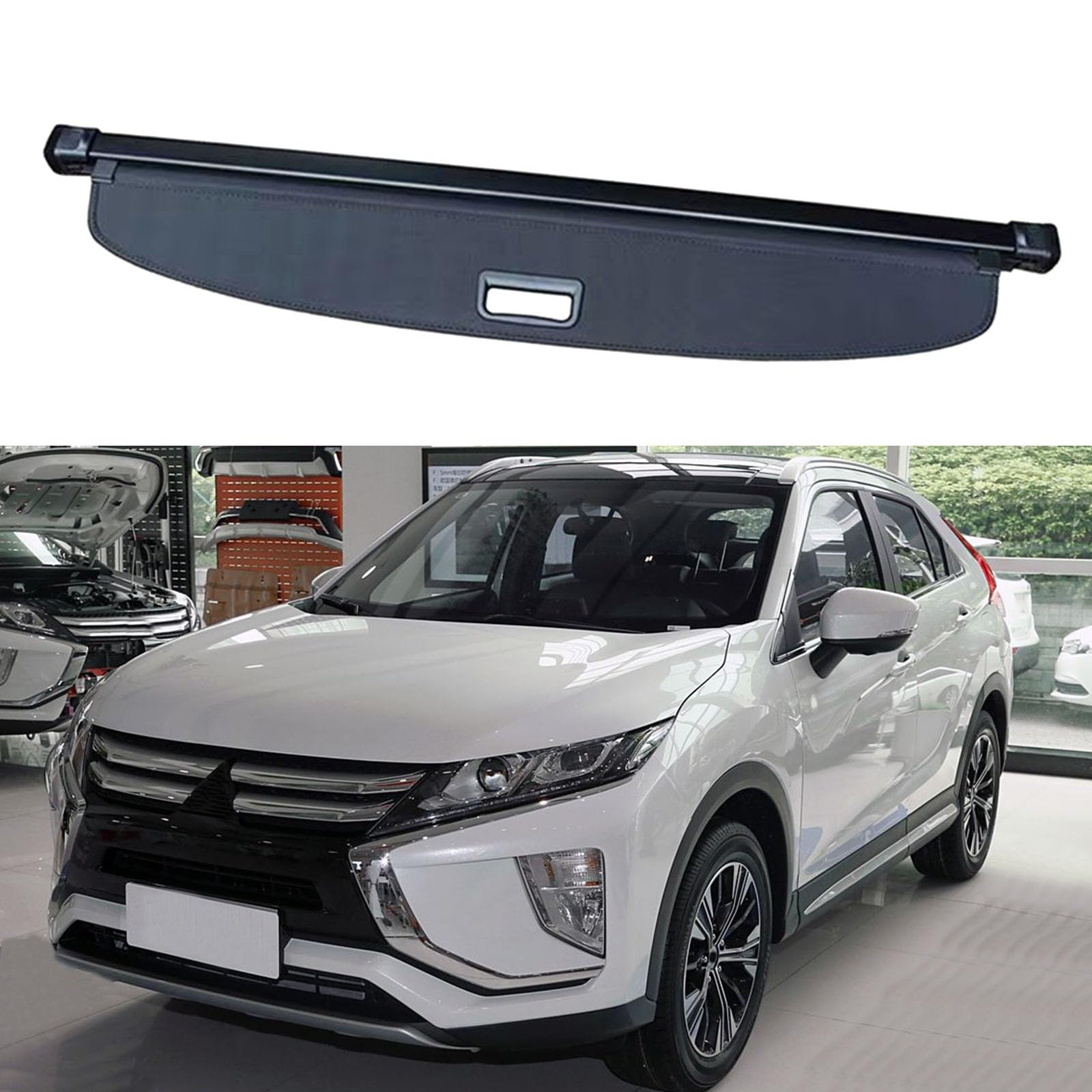 SXLGDW Car Retractable Rear Trunk Parcel Shelf,Compatible with Mitsubishi Eclipse Cross 2018-2026,Car parts