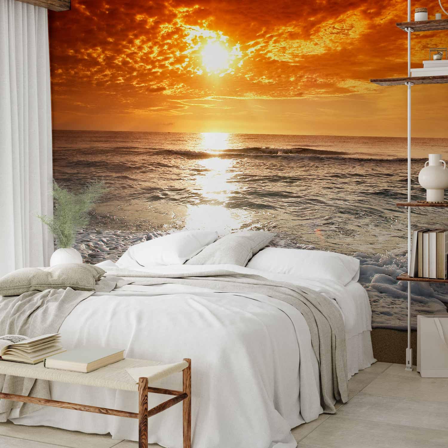 Poster Su Tela Skateboard Tramonto 20x30 Cm, Decorazione Da Parete Per Soggiorno E Camera Da Letto