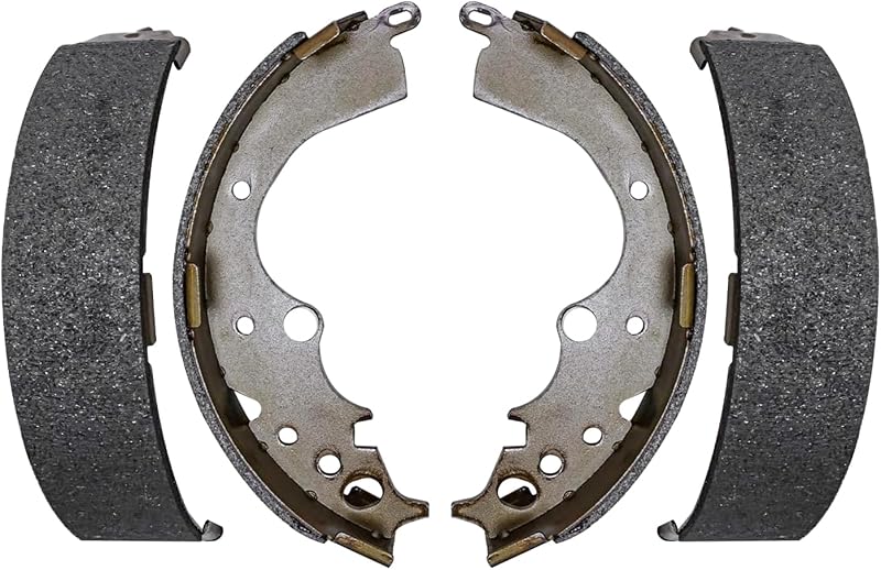Jogo de sapatas de freio traseiras Detroit Axle SH-804 para Toyota Sienna e Hiace – 2 unidades