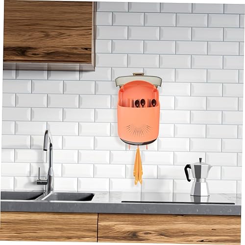 Miniatura 2 de Soporte para palillos colgantes, montaje en pared, almacenamiento de palillos multifunción, organizador de utensilios de cocina, caja de