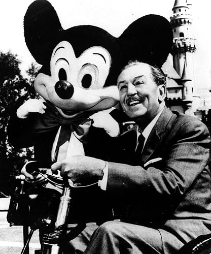 Walt Disney y Mickey Mouse - Impresión fotográfica (8 x 10)