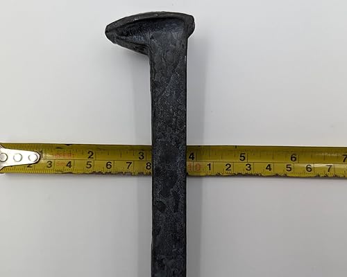 Miniatura 9 de Estacas para ferrocarril, sin usar, acero de alto carbono, 516 "x 6", forja de cuchillos, manualidades, decoraciones o estacas para exteriores