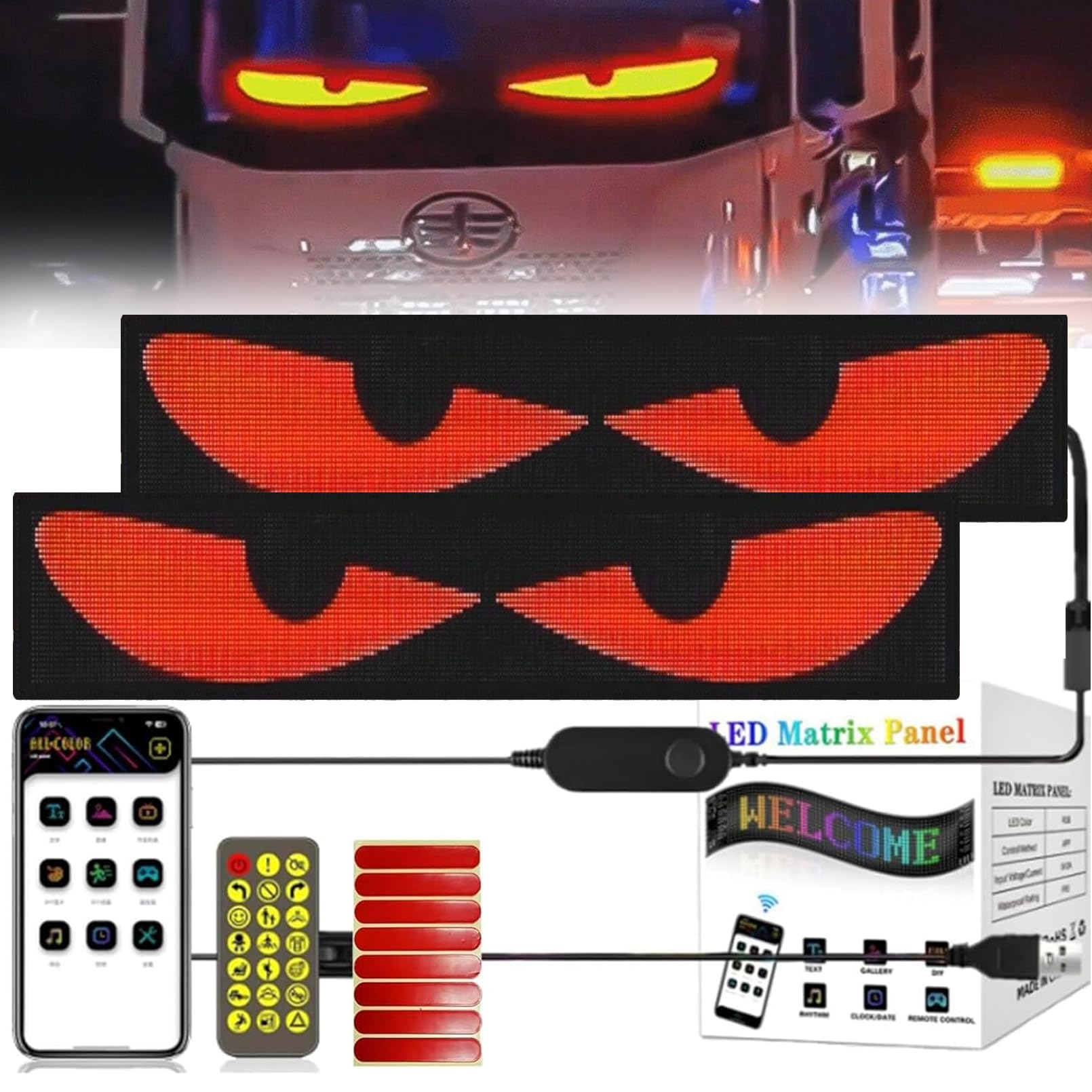 Luces LED dinámicas evitan tuning complejo con su app y USB