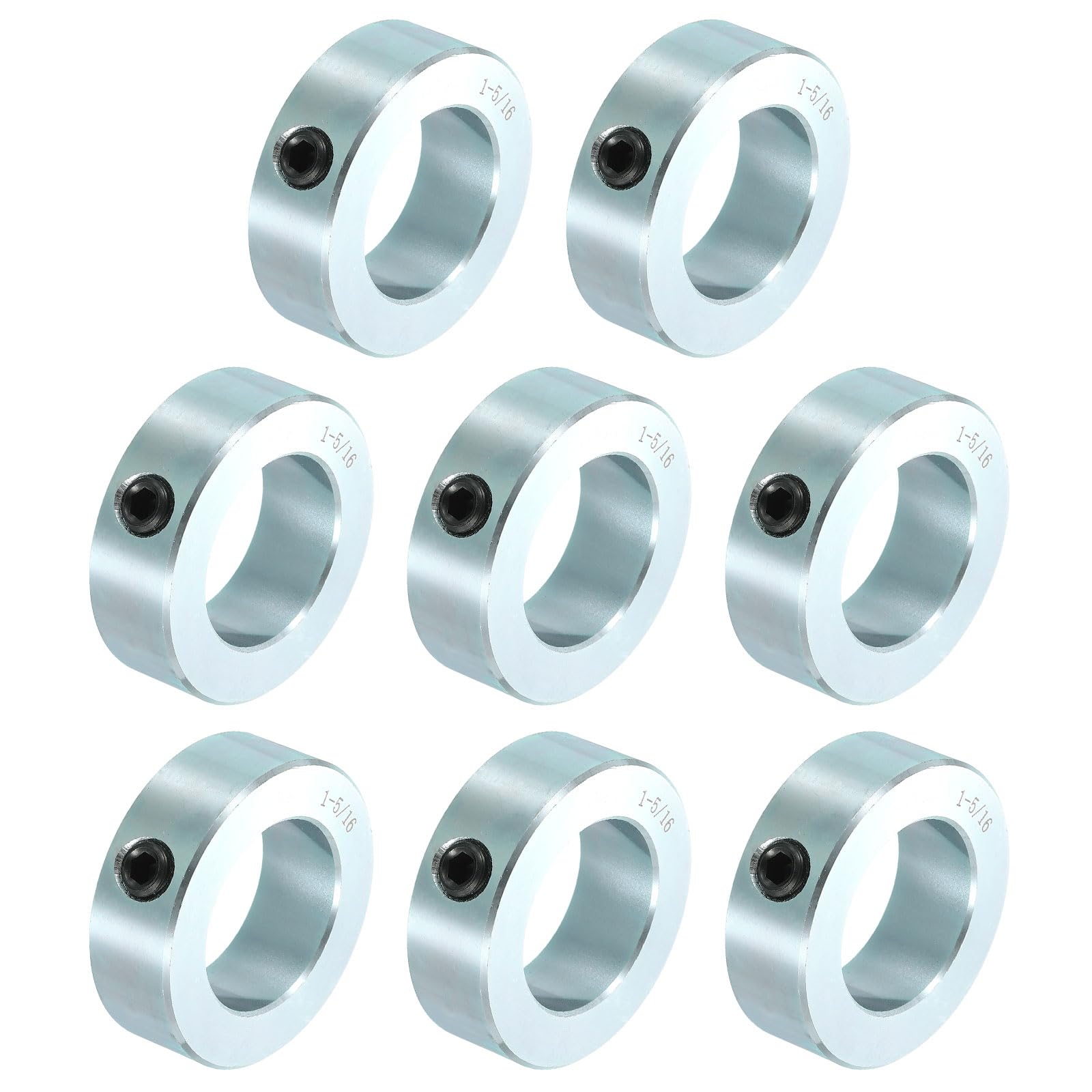 QUARKZMAN 8pcs Ensemble Bagues De Serrage 1-5/16" Alésage Bagues D'Arbre
