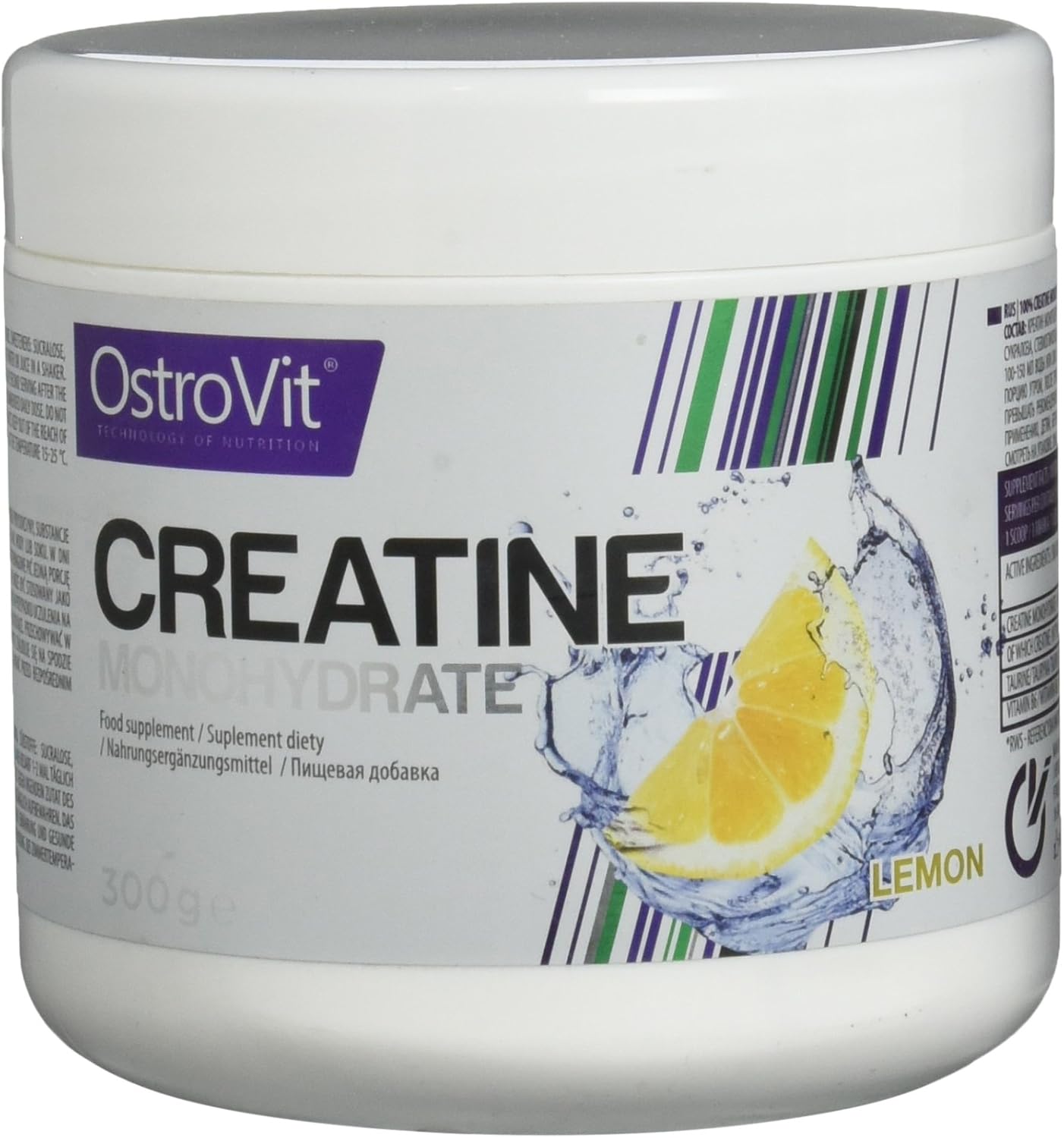 OstroVit CREATINE LEMON, 1er Pack (1 x 300 g) Amazon.de Drogerie