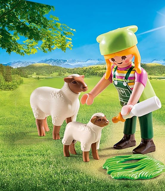 Foto 2 de 2 de PLAYMOBIL Special Plus Granjera con Ovejas