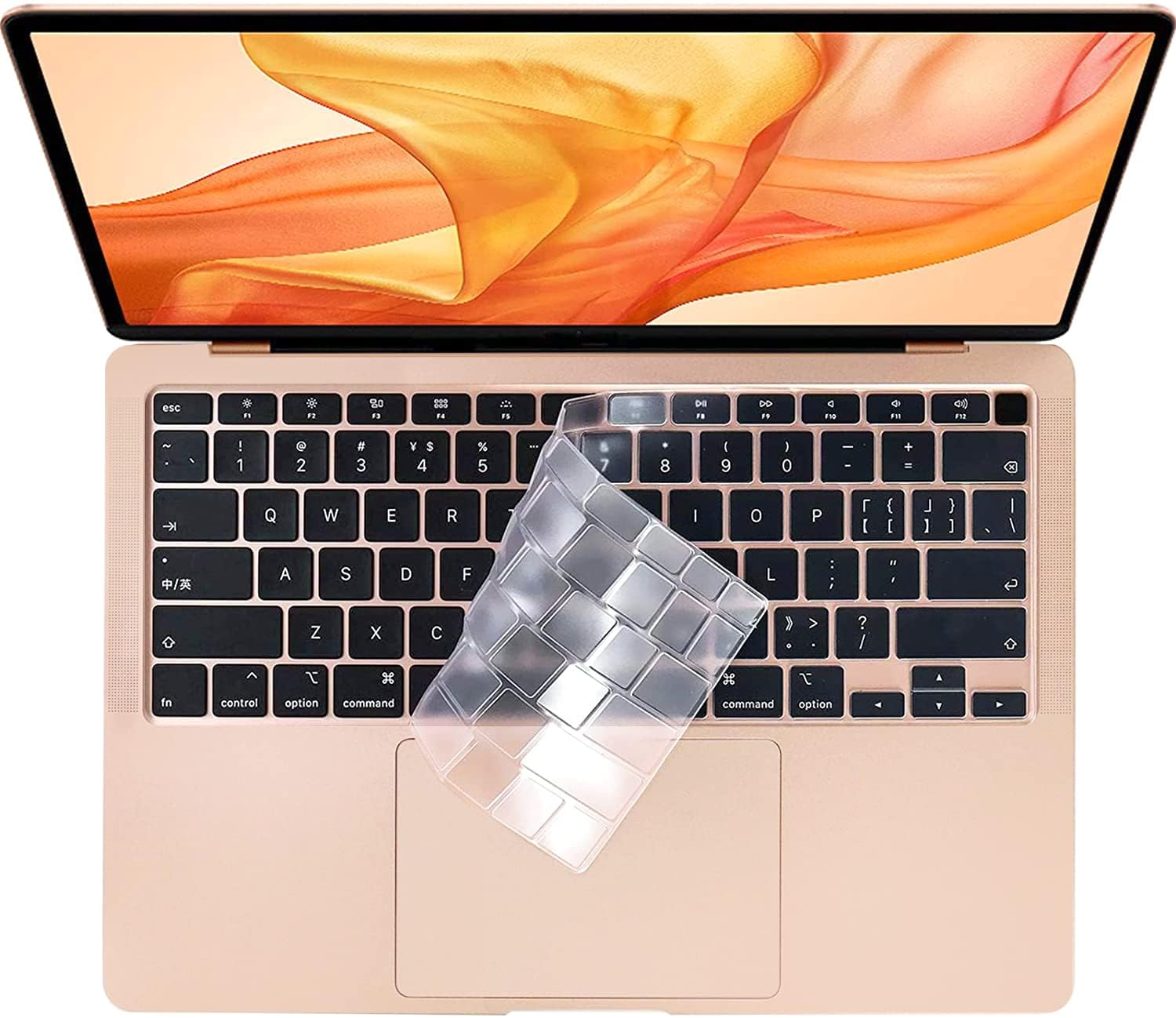 EooCoo Keyboard Cover Skin Protector Compatible for MacBook Air 13 inch M1,2021 2020 Release,A2337 A2179 with Retina Display&Touch ID,Premium Ultra Thin Soft TPU Waterproof Dust-Proof,US Layout-Clear (B0D5QZJDRB) Amazon Price History, Amazon Price Tracker