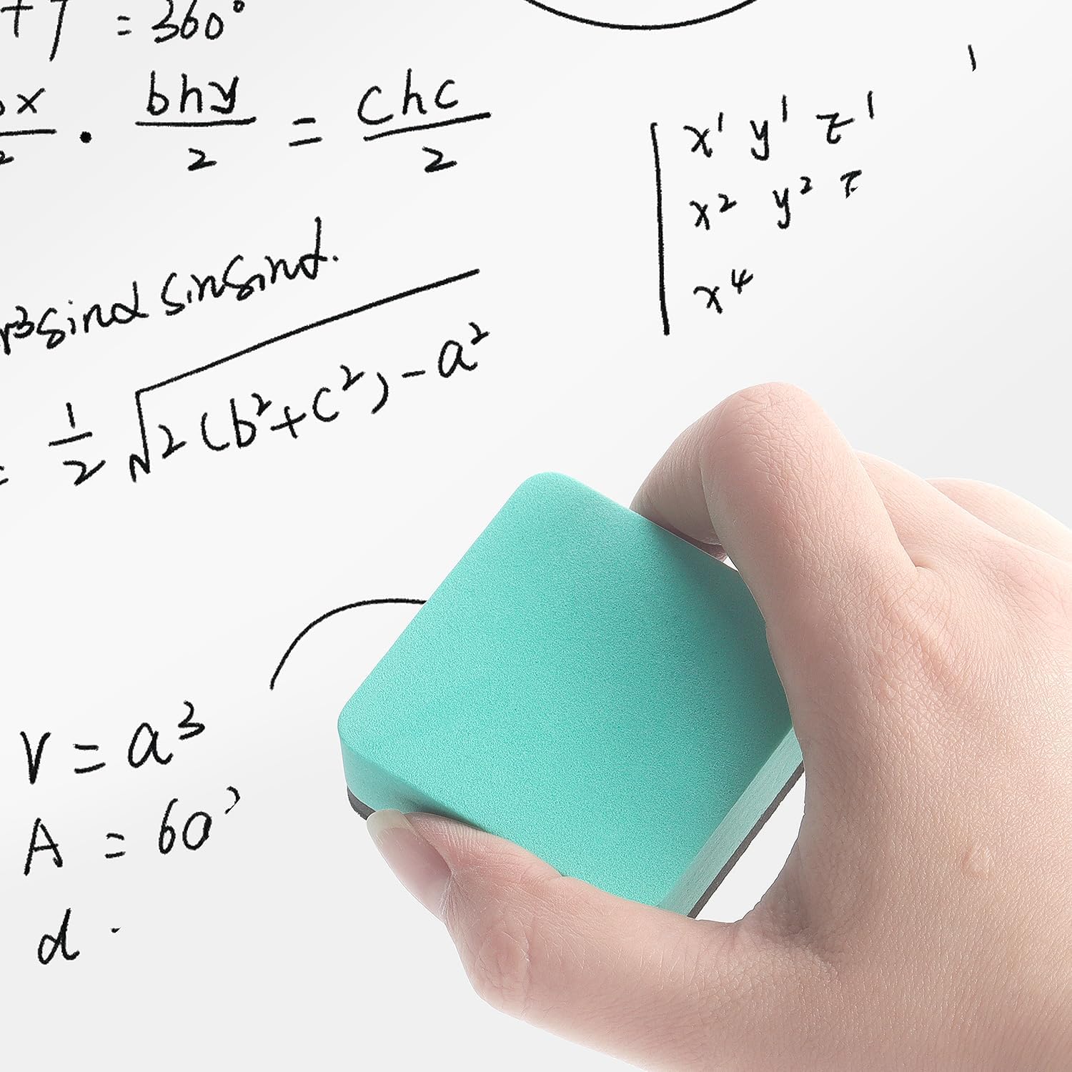 Tamaki 18 Pack Mini Dry Erase Erasers for White Board, Green