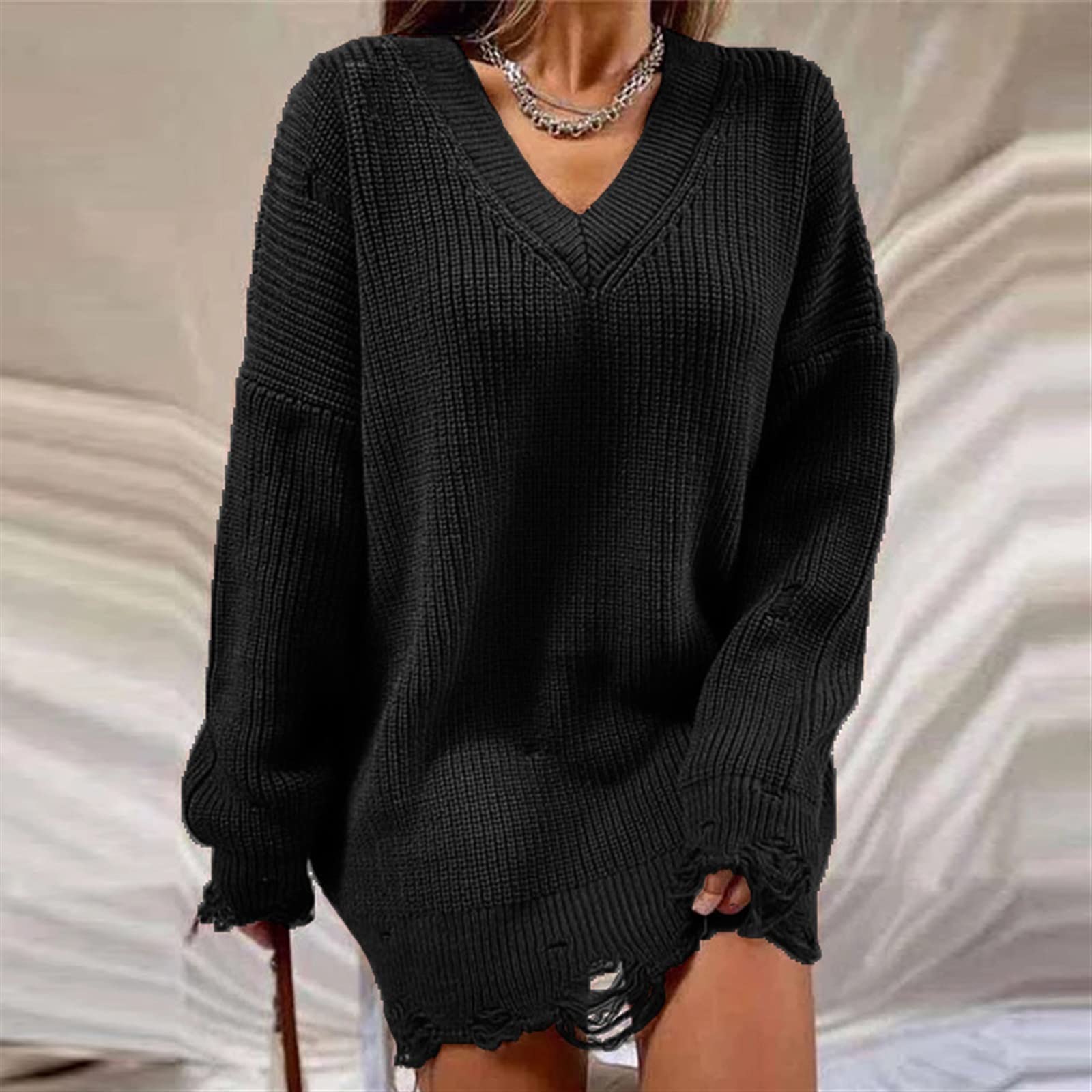 Damskie swetry oversize sweter okrągły dekolt na co dzień luźny moher gruba dzianina żakardowy damski sweter pogrubiony sweter sweter z długim rękawem