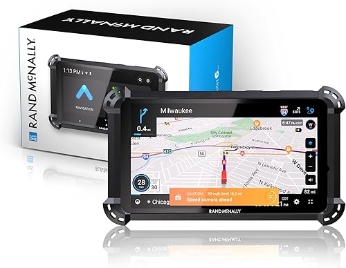 Rand McNally RANDTAB6 Navegador GPS para camiones de 6 pulgadas con las mejores rutas de camiones personalizadas de la industria, Rand Navigation