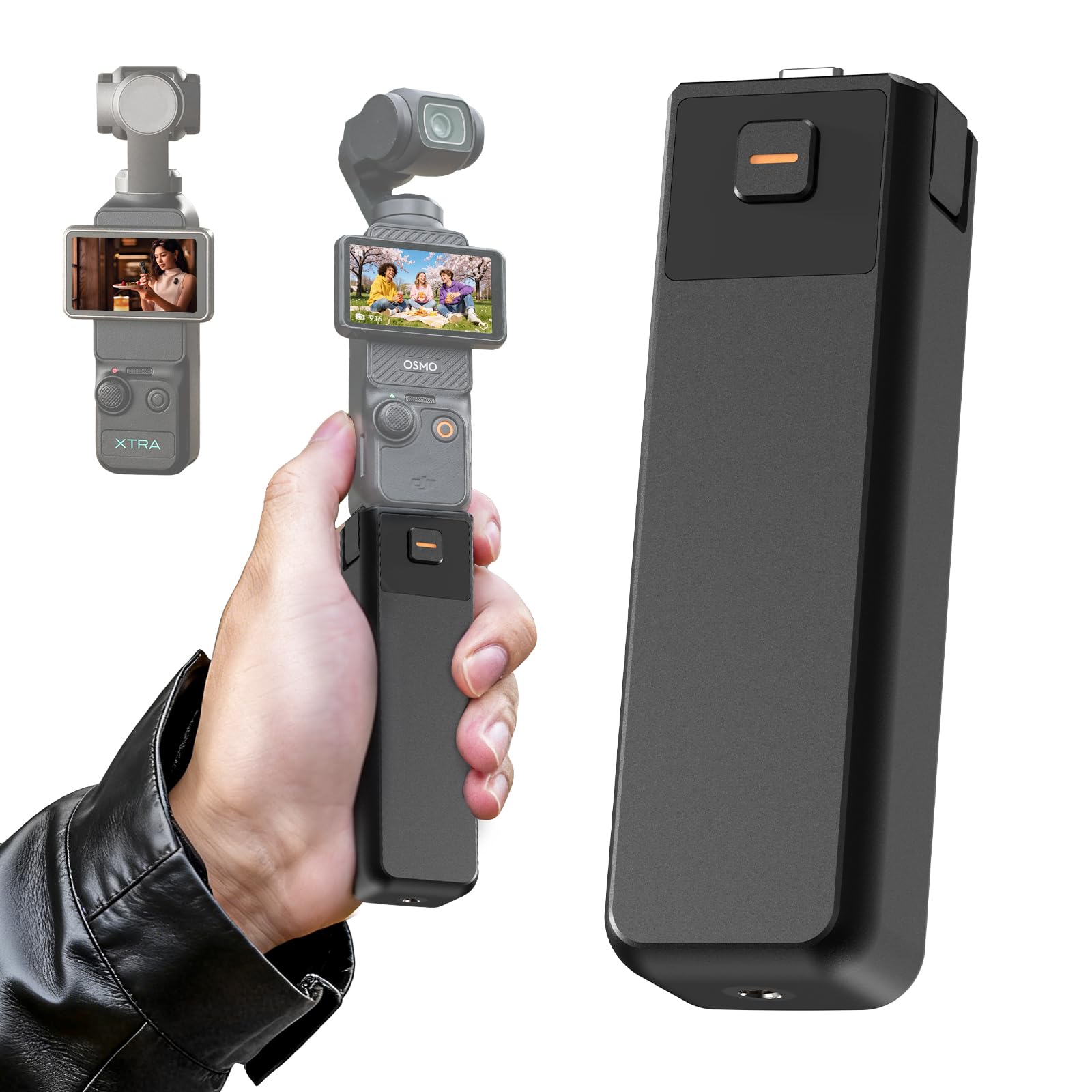 LKTOP Osmo Pocket 3/4 Battery Handle