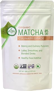 Aiya Certified USDA Organic Culinary Grade Matcha Green Tea Powder - Ide...