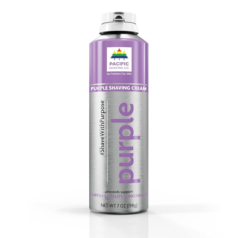 Creme de Barbear Roxo Pacific Shaving Company, 227 g