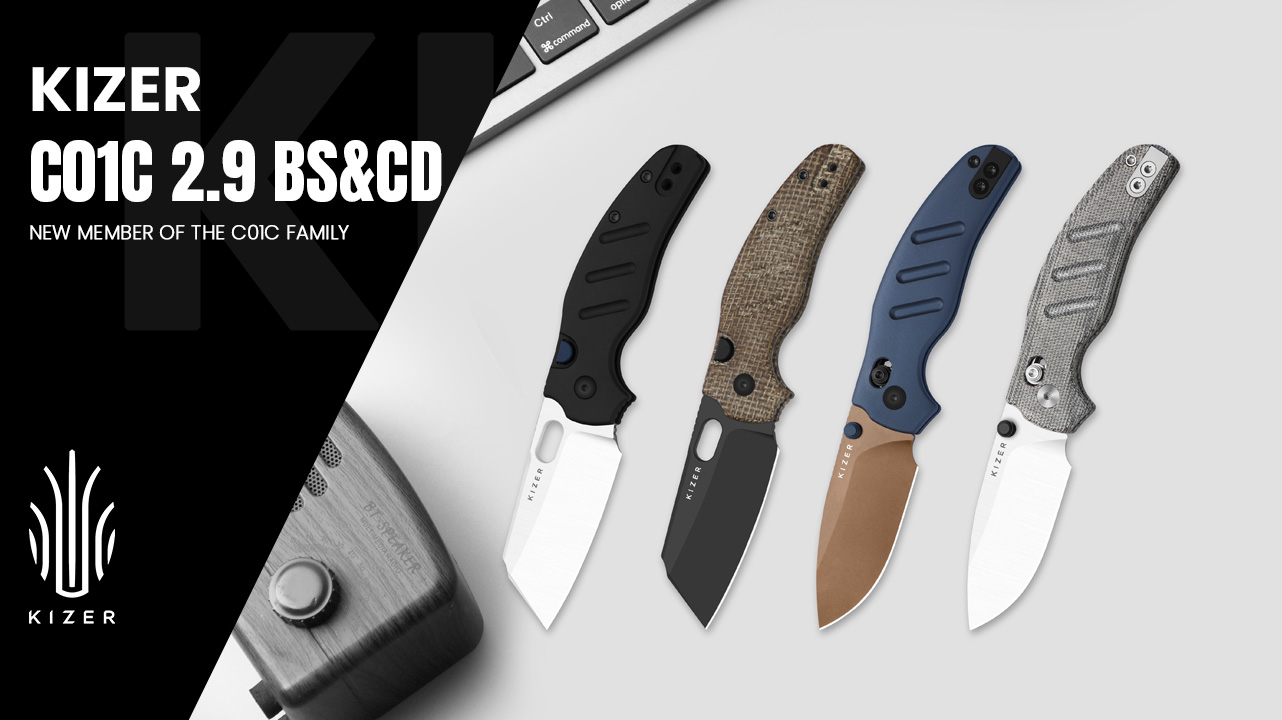 Amazon.com: Kizer C01C 2.9 CD Sheepdog Pocket Knife, 2.95