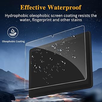 2-Pack Screen Protector for Amazon Fire HD 10 (2023/2021, 13th/11th Generation) Kids/Plus/Kids Pro 10.1 inch Tablet, 9H Hardness Tempered Glass Guard, Anti-Scratch, Bubble-Free, Ultra HD Clear