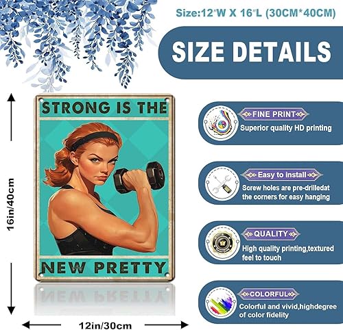 Miniatura 3 de Metal Sign Funny Tin Sign Cats Music Is What Feelings Sound Like Signs Retro for Home Yard Bedroom Kitchen Garden Outdoor Decor 12x16 Inch