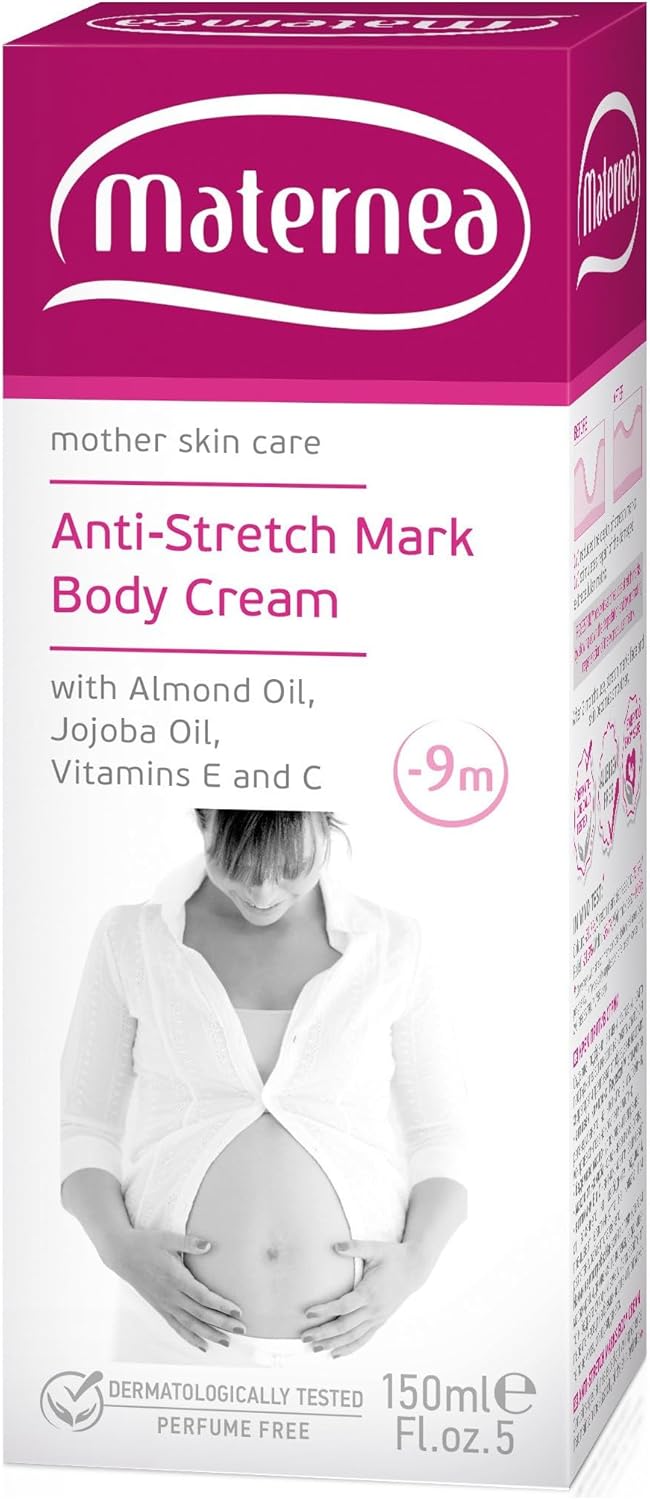 Anti-Stretch Mark Body Cream. De zachte expert op het gebied van huidelasticiteit. Biedt u een delicate maar sterke bescherming tegen het verschijnen van striae. 150 ml