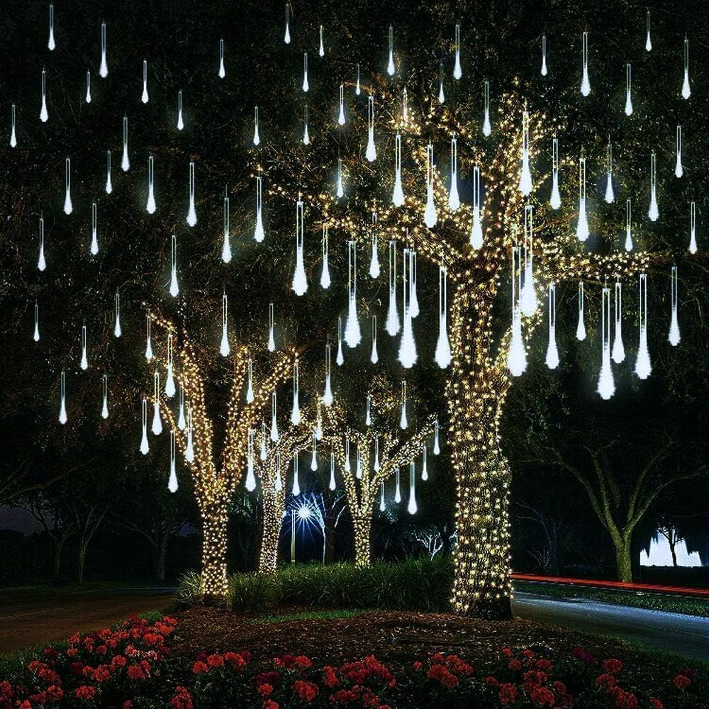 RCYF LED Meteor Shower Solar Lights Outdoor - Image 3