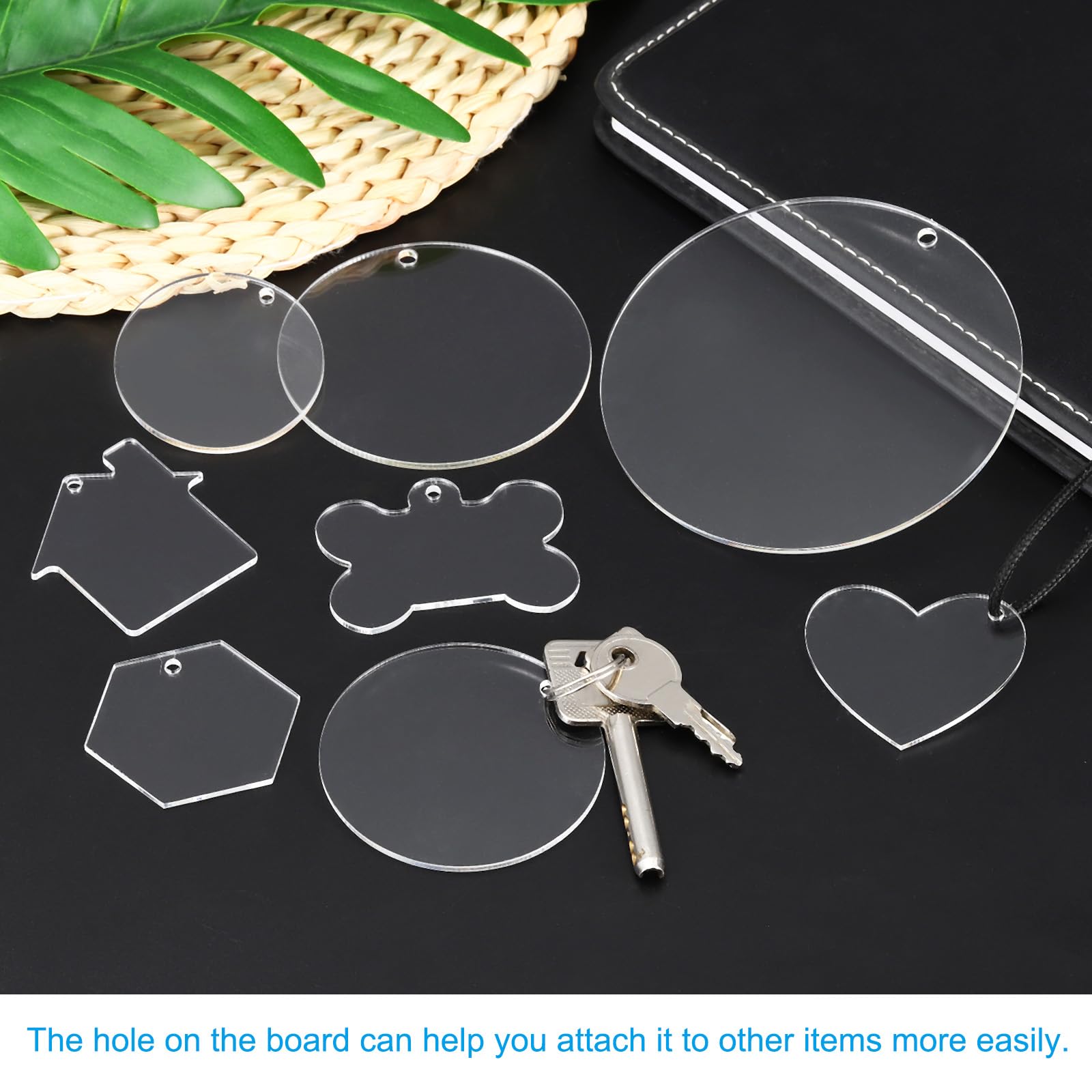 Acrylic Circles - 10 Pack for Crafting & DIY -5