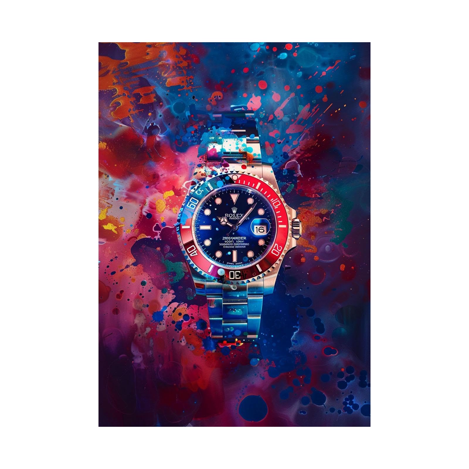 Cuadros abstractos para salón y dormitorio | Lienzo moderno 50x70cm GFDJKHT 8