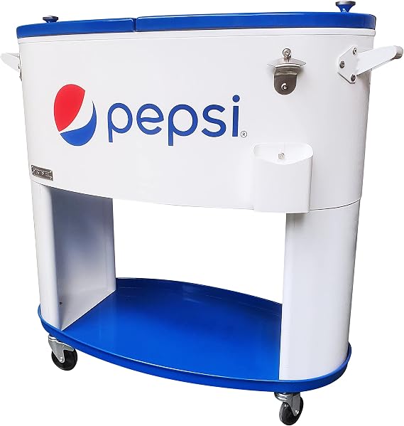 Permasteel Outdoor Patio Cooler with Wheels and Handles