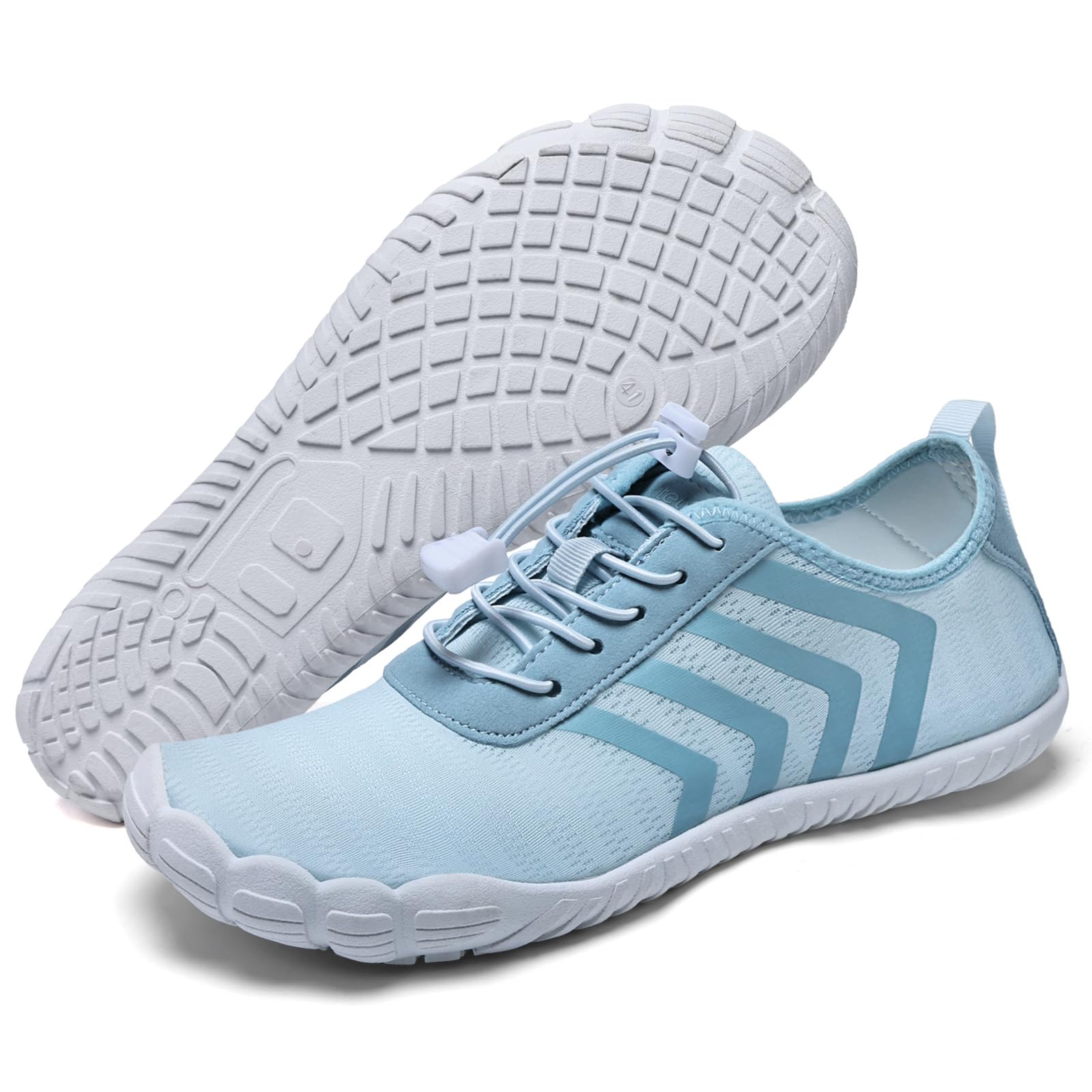 Torotto Barfußschuhe Fitnessschuhe Barfussschuhe Herren Damen Atmungsaktiv Schnell Trocknen Knit Zero-Drop Outdoor Unisex