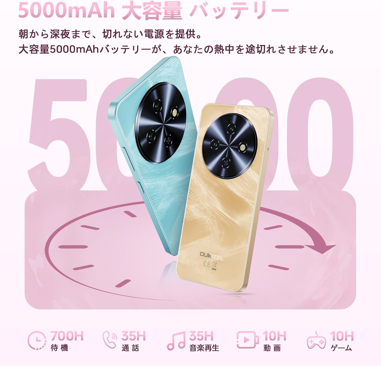 OUKITEL C57 Pro 発表、6.52型のエントリースマートフォン | phablet