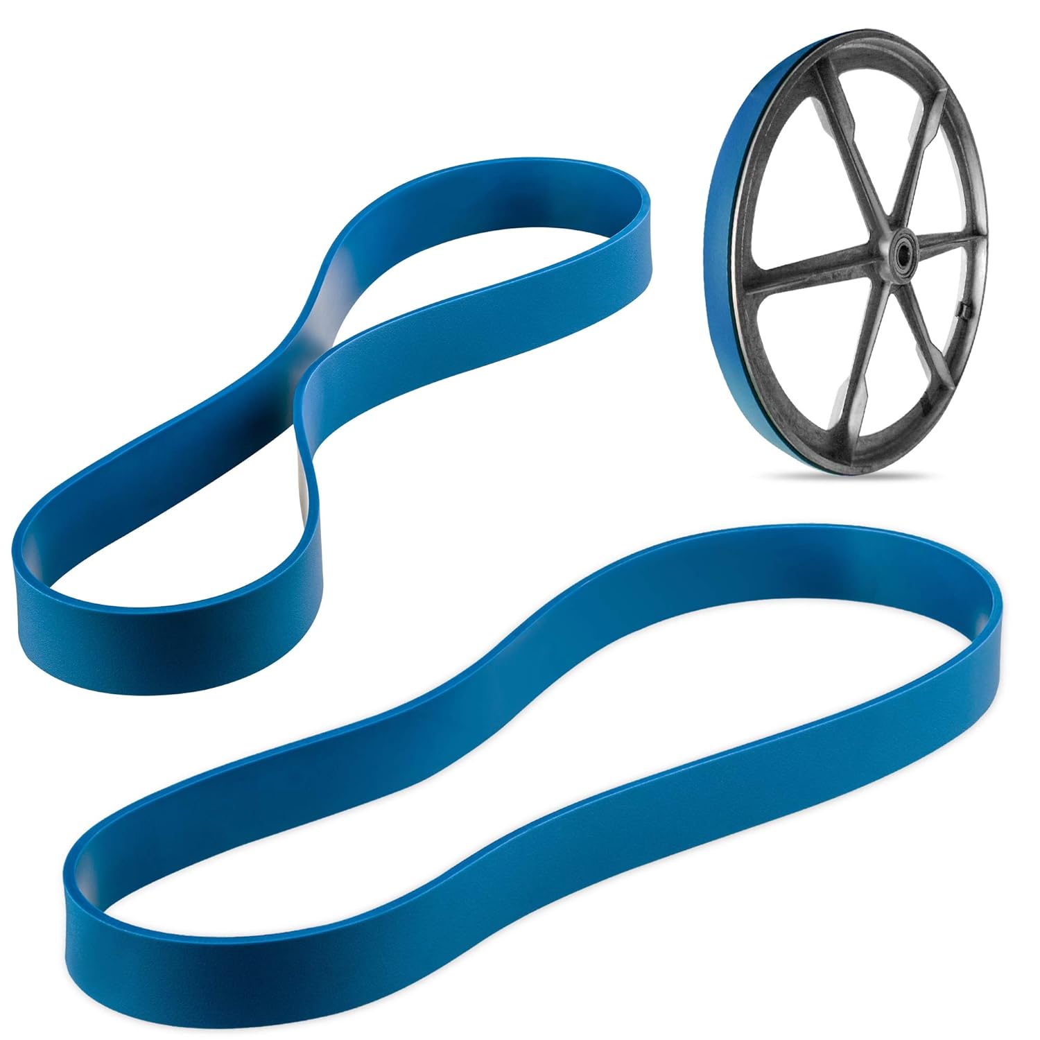 DELTA 1341591 BAND SAW TIRE SET. 2 BLUE MAX HEAVY DUTY BAND SAW TIRES 1341591