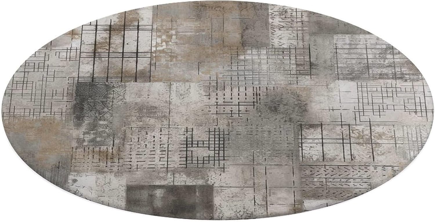 Bath Mats for Bathroom Non-Slip Washable Pad Gray and White Floor Protector Rug Kitchen Rugs Indoor Doormat Water Absorbent Rugs for Home Entrance Patio