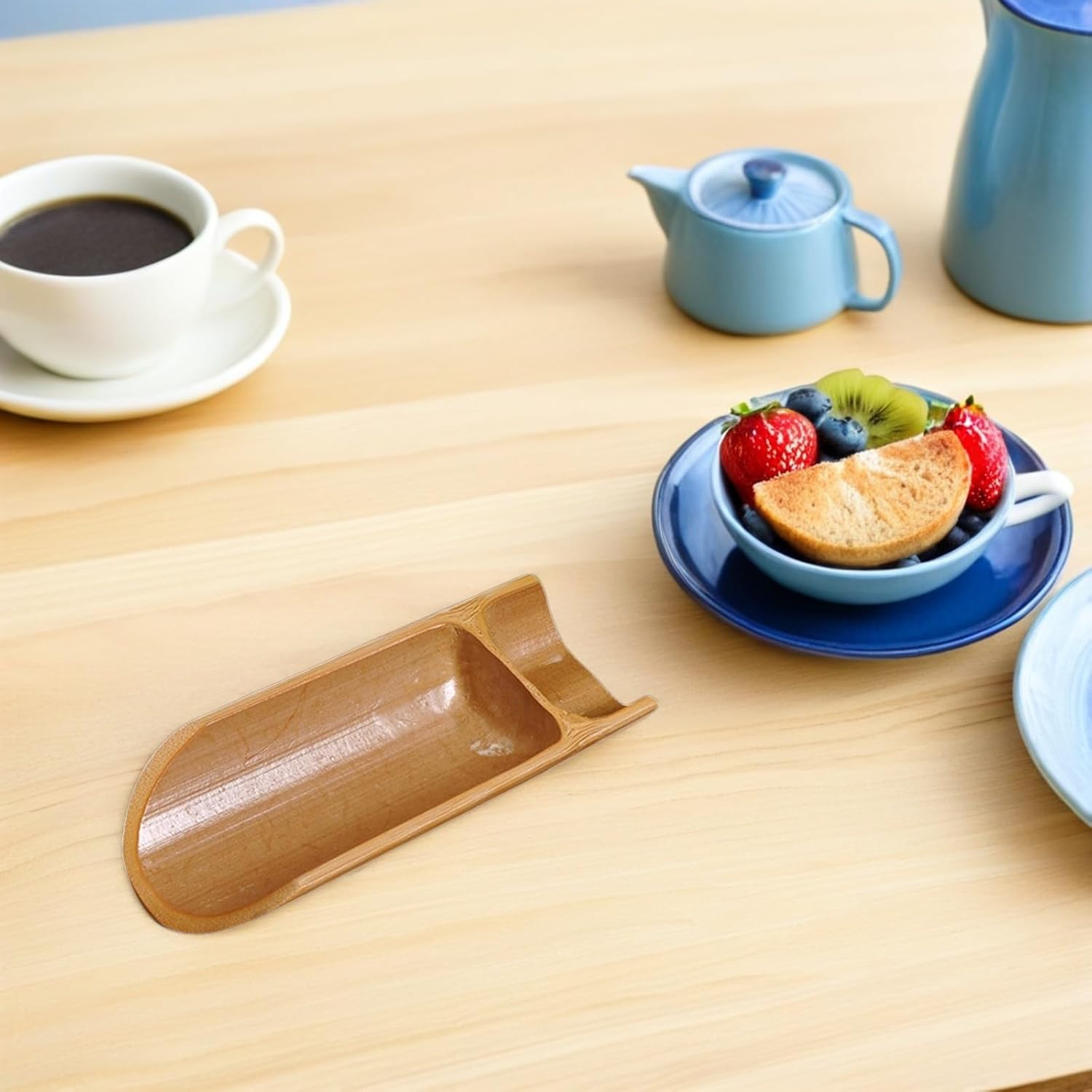 2pcs Handmade Tea Scoop for Loose Tea, Precision Brewing Tool