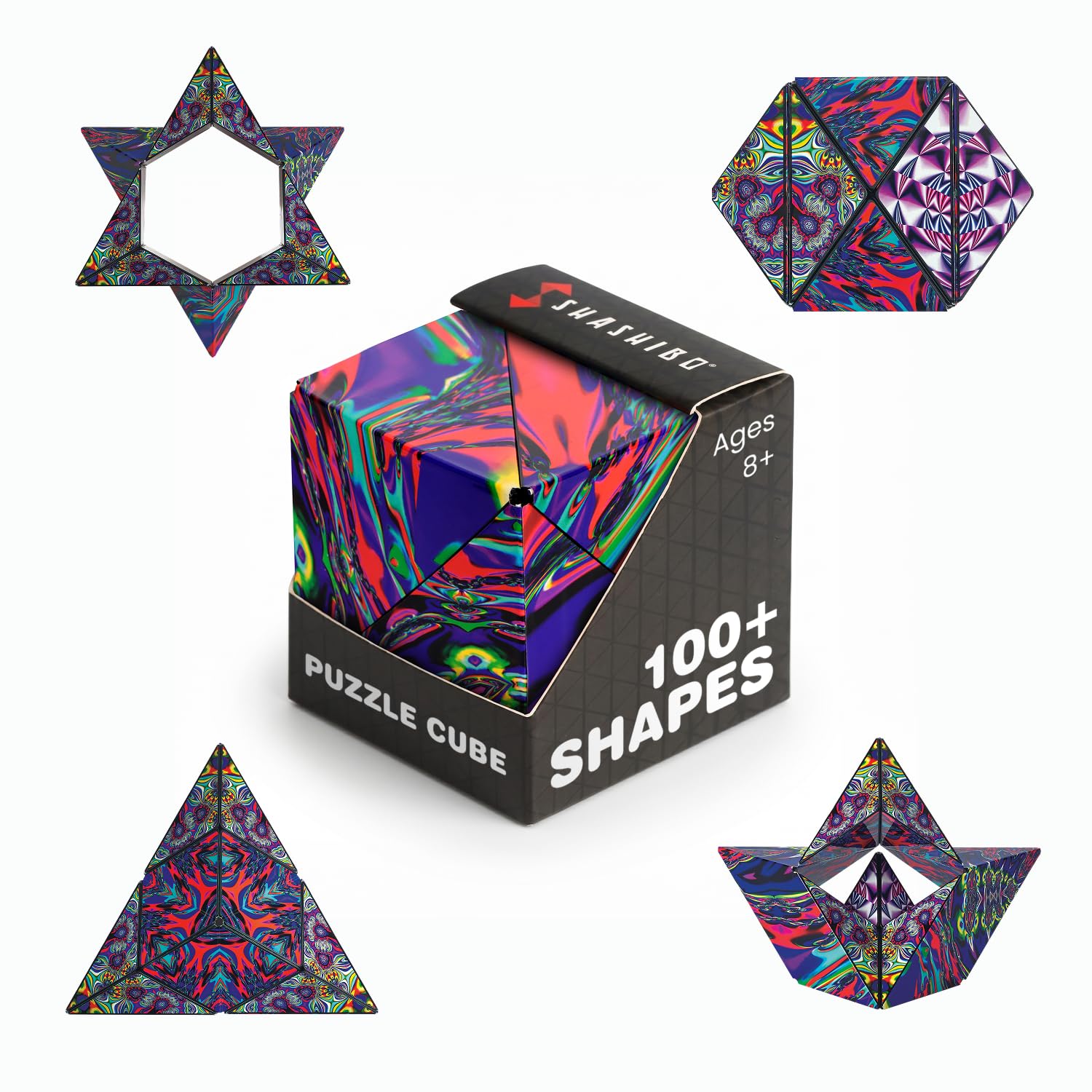 Shashibo Chaos Dodeca Shape Shifting Fidget Cube (100+ Shapes) | Educational STEM Toy for Kids & Adults - main product image