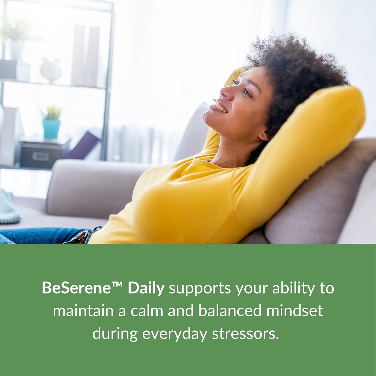 Healthy Gut BeSerene Daily | Cortisol & Stress Support | Supports Your Sleep and Adrenals | 30 Servings