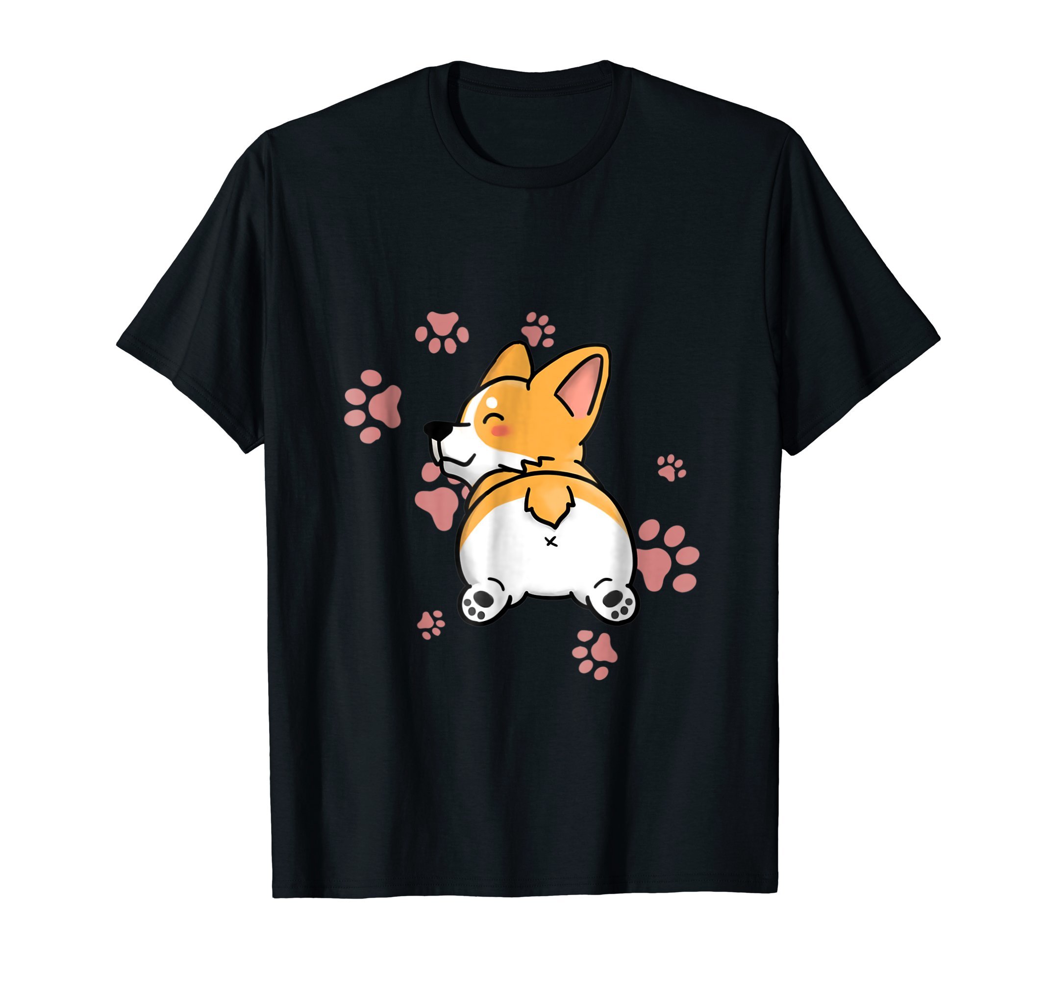 Cute Corgi Butt T Shirt - Dog Lover Gift T-Shirt for Men WomenOEKO-TEX STANDARD 100