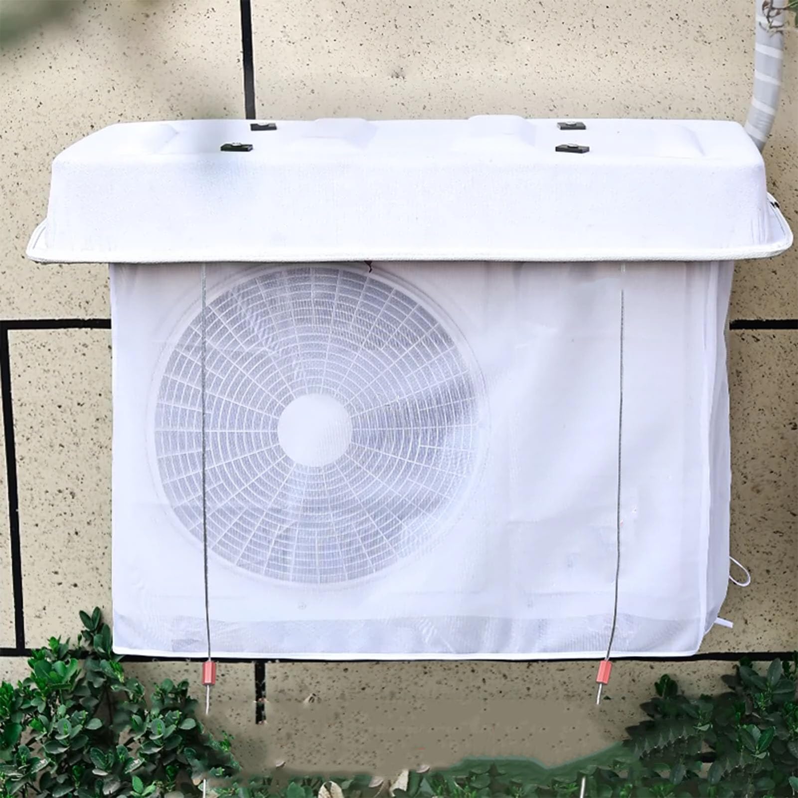 QYMYOZ Outdoor Air Conditioner Cover, Waterproof Mini Split Condenser Cover, AC Unit Protection, Sunshade for Air Conditioning Units, Durable Weatherproof Enclosure.